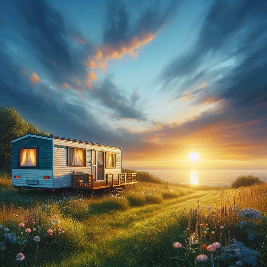 teletrabajar en mobil home cerca del mar
