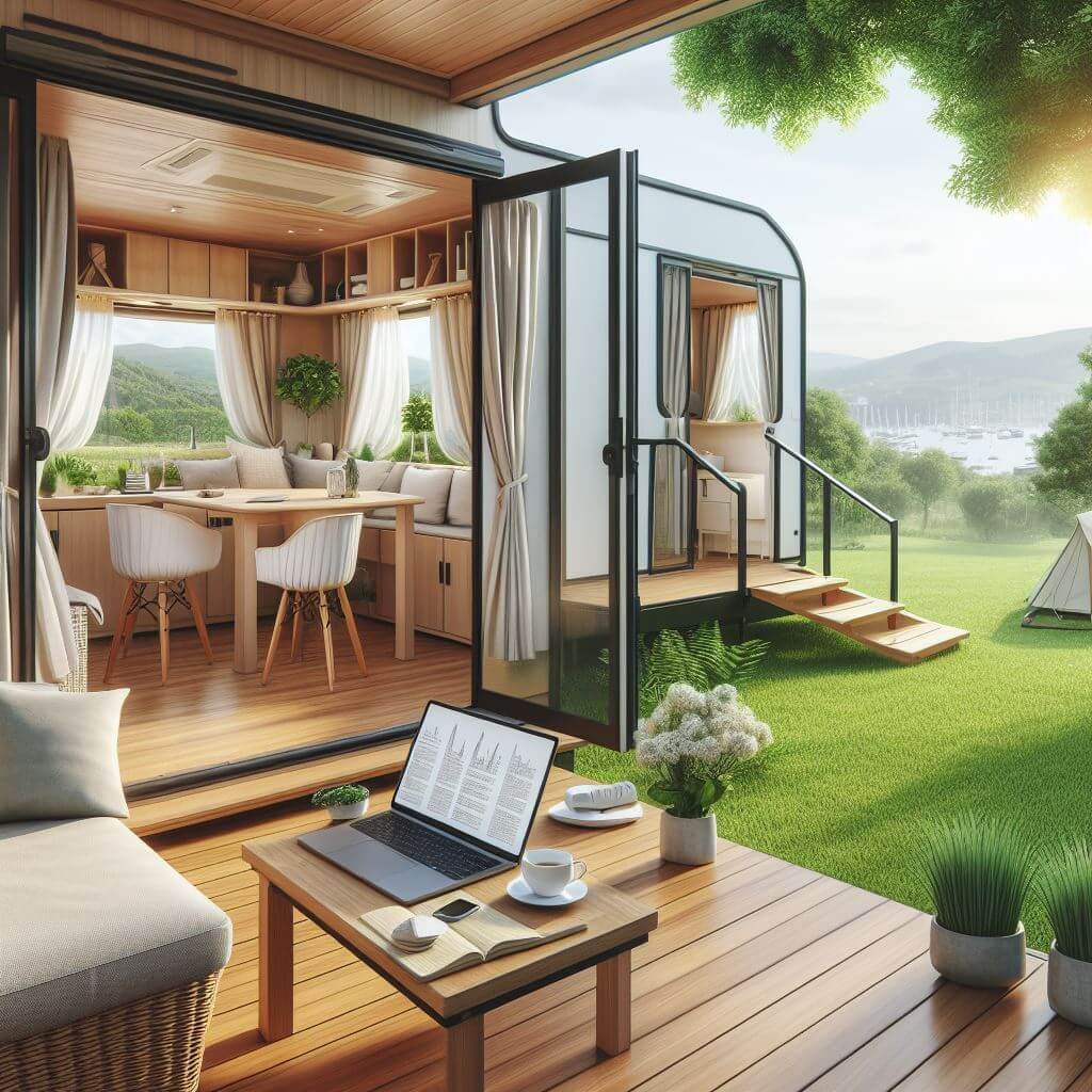 teletrabajo en mobil home