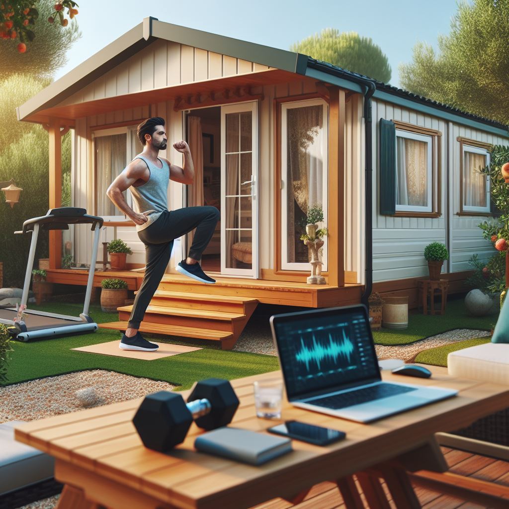 viviendo en una mobil home y teletrabajando