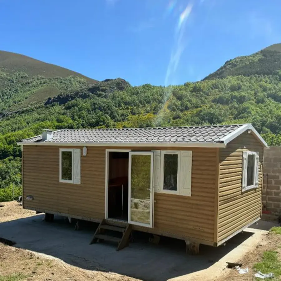 Instalación en alta montaña a 1100 m de altitud.